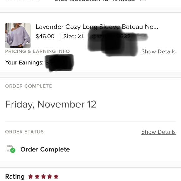 New Cozy Hot Pink Long Sleeve Bateau Neck Sweater - Picture 10 of 10